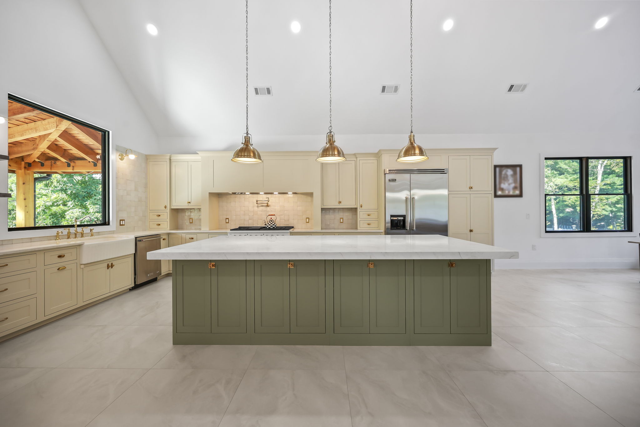 Kitchen remodel with marble countertops NJ